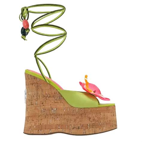Naked Wolfe Καλοκαιρινές Γυναικείες Πλατφόρμες Πράσινες SUNFLOWERGN Skroutz Cyprus