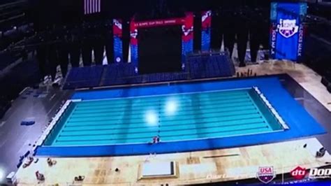 Olympic Trials Pool Unveiled In Indianapolis Eventually Will Move To