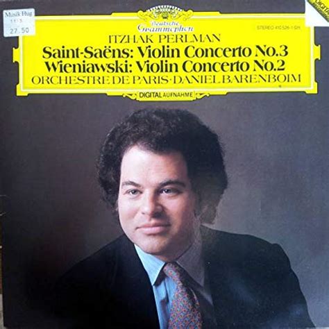 Itzhak Perlman Camille Saint Sa Ns Henryk Wieniawski Orchestre De