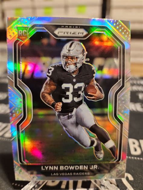 2020 Panini Prizm LYNN BOWDEN JR Silver Rookie Card RC 374 Las Vegas