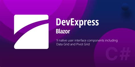 Demos Blazor UI Components DevExpress