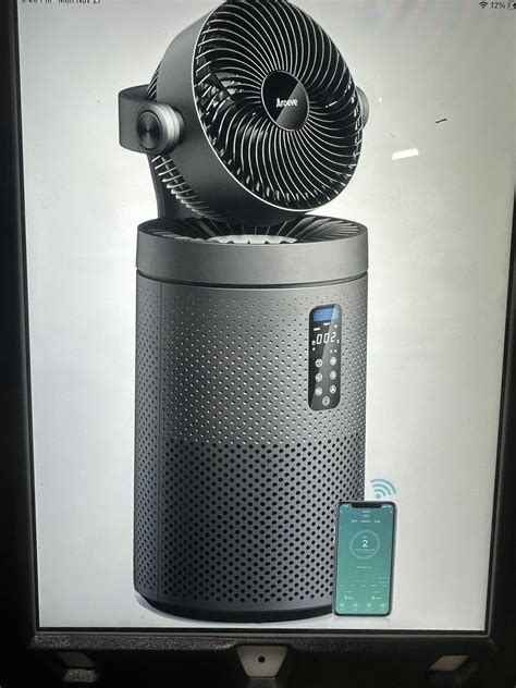 AROEVE Air Purifiers For Home Large Room With Air Circulator System And