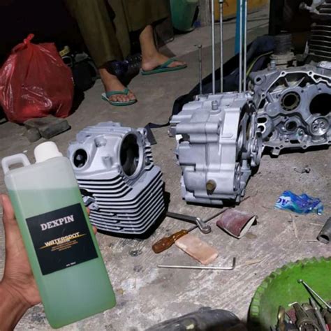 Jual DEXPIN Engine Degreaser Obat Cairan Pembersih Kerak Blok Mesin