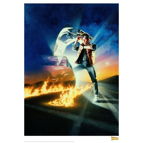 car stars limited edition commemorative print - – Back to the Future™