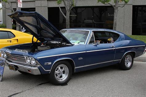 1968 Chevelle Malibu Classic Gm Bowtie Blue Hd Wallpaper Peakpx