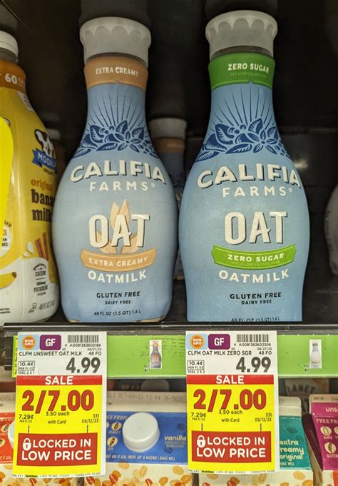 Califia Farms Oatmilk As Low As $2.50 At Kroger (Regular Price $4.99