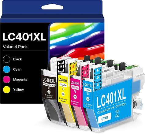 Brother Lc Xl Ink Cartridges Pack Black Cyan Magenta Yellow