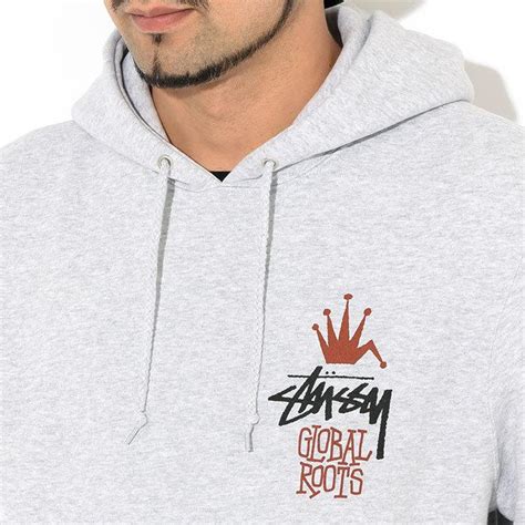 ステューシー プルオーバー パーカー Stussy メンズ Global Roots Stussy Hooded Sweat