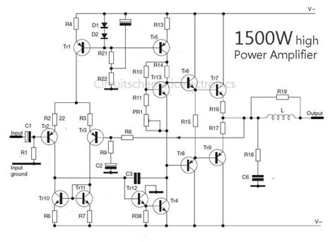 Ahuja Audio Amplifier Circuit Diagram Ahuja W Amplifier C