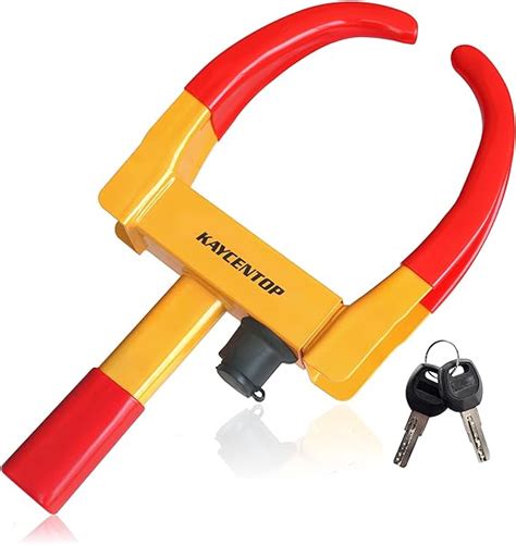 KAYCENTOP Wheel Clamp Lock Universal Security Tire Lock Anti Theft Lock