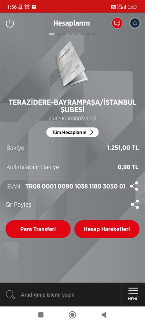 Ziraat Bankası Kullanılabilir Bakiye Ve Hesap Bakiyesi Arasındaki Fark