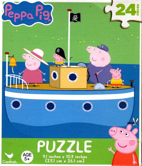 Peppa Pig Pieces Jigsaw Puzzle Set Of