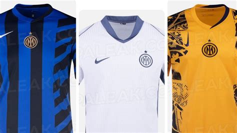 Maglie Inter 2024 2025 Le Prime Immagini Delle Nuove Divise FOTO