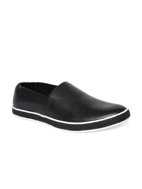 Buy Kenneth Cole New York Men Black Leather Slip Ons Casual Shoes For Men 1308709 Myntra