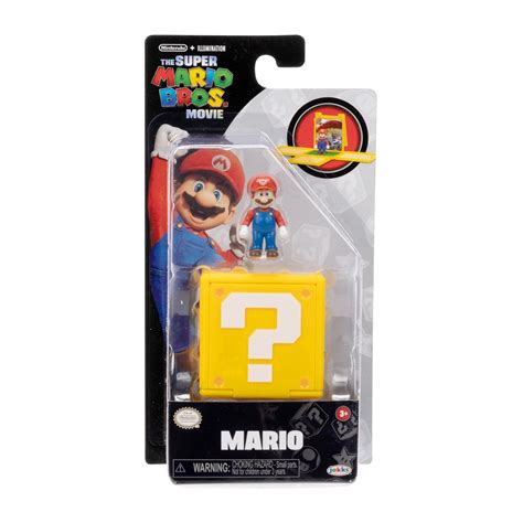 The Super Mario Bros Movie 1 25 Inch Mini Mario Figure With Question