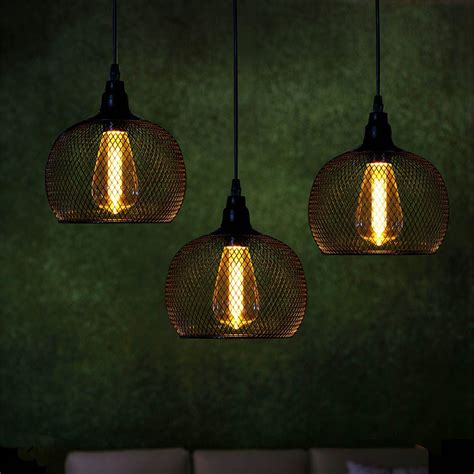 Outdoor Black Metal Chloe Pendant Light - Set of 3 | Atkin and Thyme ...