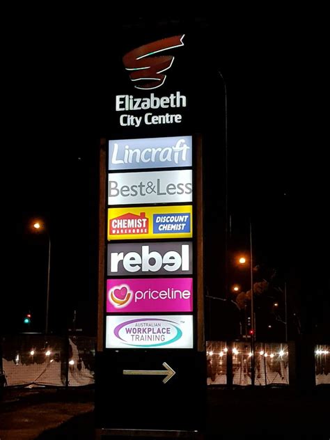 Solar Sign - Elizabeth City Centre - Green Frog Systems