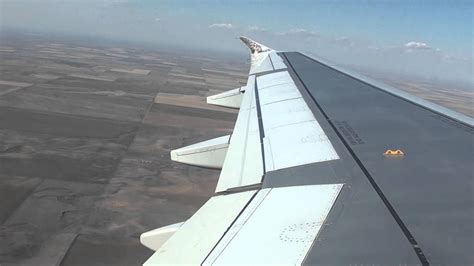 Frontier A319 Departure From Denver Kden Hd Wing View Youtube