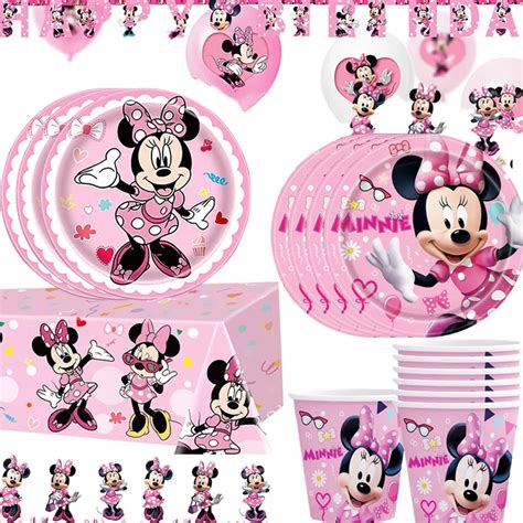 Disney Decoraciones De Fiesta De Minnie Mouse Vajilla De Cumplea Os