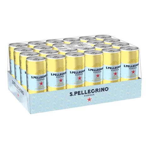 San Pellegrino 聖沛黎洛 零卡香氛氣泡飲 冰心凍檸風味 330毫升 X 24罐 125876｜costco好市多必買推薦