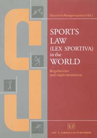 International Association Of Sports Law Suggested Sports Law Books