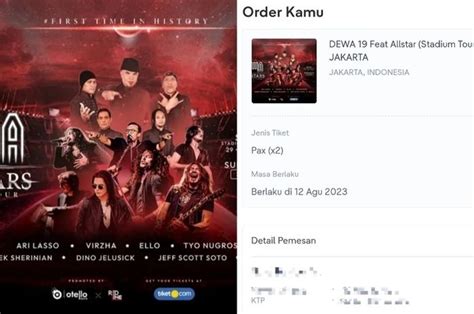 Jangan Sampai Kehabisan Begini Cara Beli Tiket Konser Dewa 19 Feat