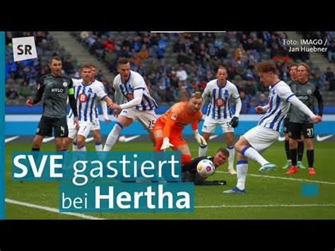 Fu Ball Bundesliga Sv Elversberg Zu Gast In Der Hauptstadt Bei