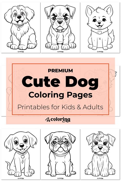 🐶 Cute Dog Coloring Pages: 26+ Premium Printables