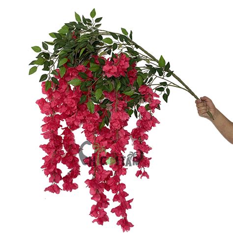 High Quality Artificial Bougainvillea Blush Flower Artificial Silk