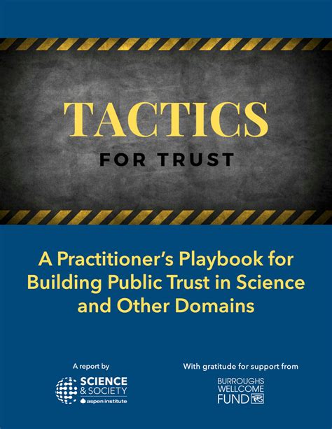 Tactics for Trust: A Practitioner’s Playbook for Building Public Trust
