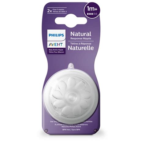 Philips Avent Tétine Natural Response 1m T3 Babyboom Shop