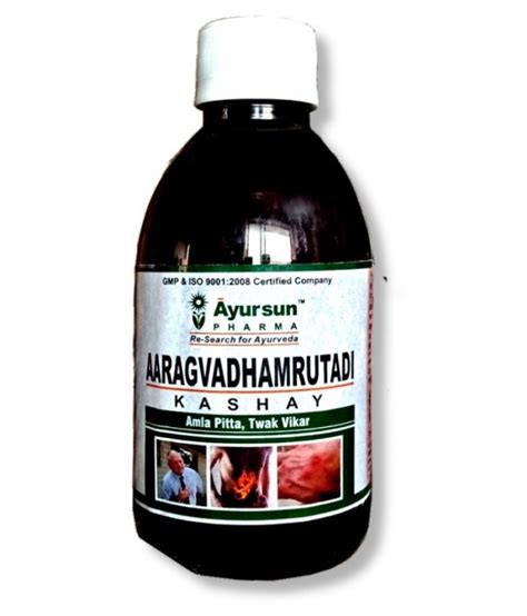 Ayursun Pharma Aaragvadhamrutadi Kashay Liquid 100 Ml Pack Of 3 Buy Ayursun Pharma