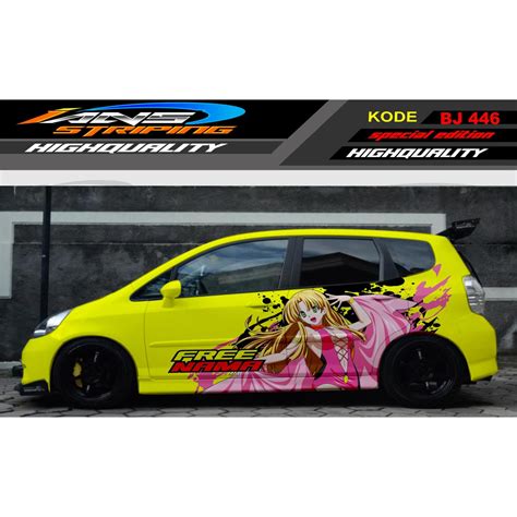 Jual Decal Sticker Mobil Jazz Brio Agya Swift Ignis Variasi