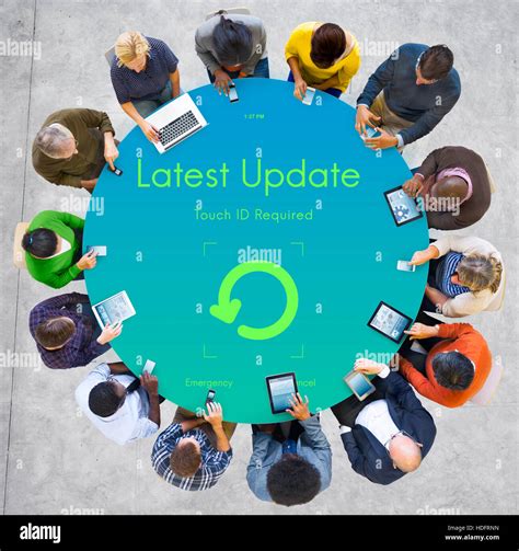 latest update upgrade  version concept stock photo alamy