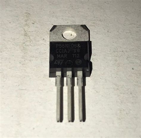 P55NF06 MOSFET Pinout Datasheet Equivalents Circuit And 56 OFF