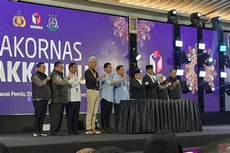 Tiga Pasangan Capres Cawapres Deklarasikan Kampanye Damai Times Indonesia