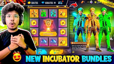 Free Fire I Got New Incubator Bundles And New Legendary Bundle In