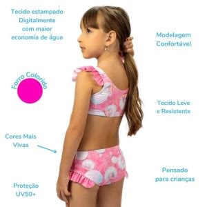 Biqu Ni Infantil Babadinho Perolado Cec Moda Praia