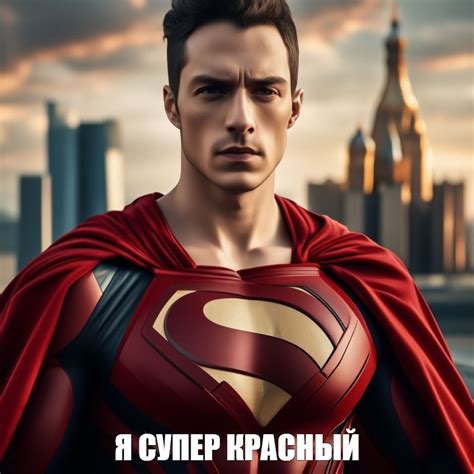 Meme: "Я СУПЕР КРАСНЫЙ" - All Templates - Meme-arsenal.com