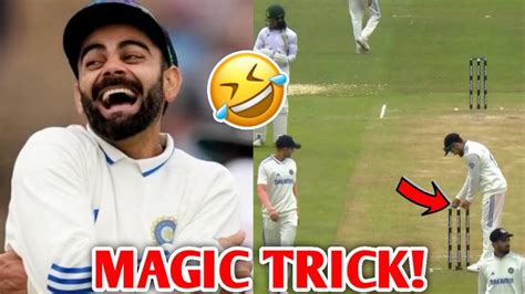 Virat Kohli MAGIC Gets A WICKET Jasprit Bumrah Tony De Zorzi Bails