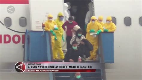 Wni Dari Wuhan Tidak Ikut Di Evakuasi Ini Alasannya Video Dailymotion