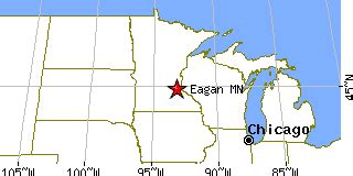 Eagan, Minnesota (MN) ~ population data, races, housing & economy