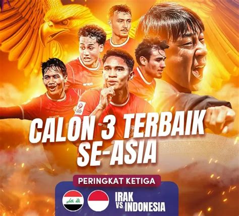 Prediksi Susunan Pemain Timnas U Indonesia Vs Irak Berebut Perunggu