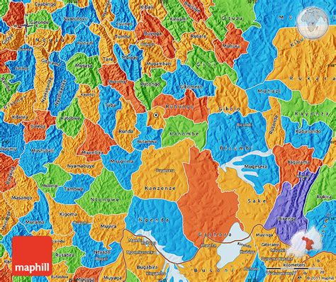 Political Map of Kigali