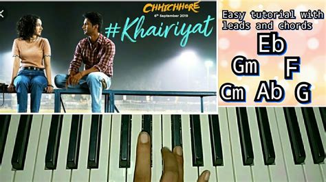 Khairiyat Easy Piano Tutorial With Notations And Chords 59 OFF