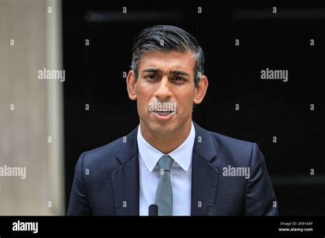 London Uk 25th Oct 2022 Rishi Sunak New British Prime Minister