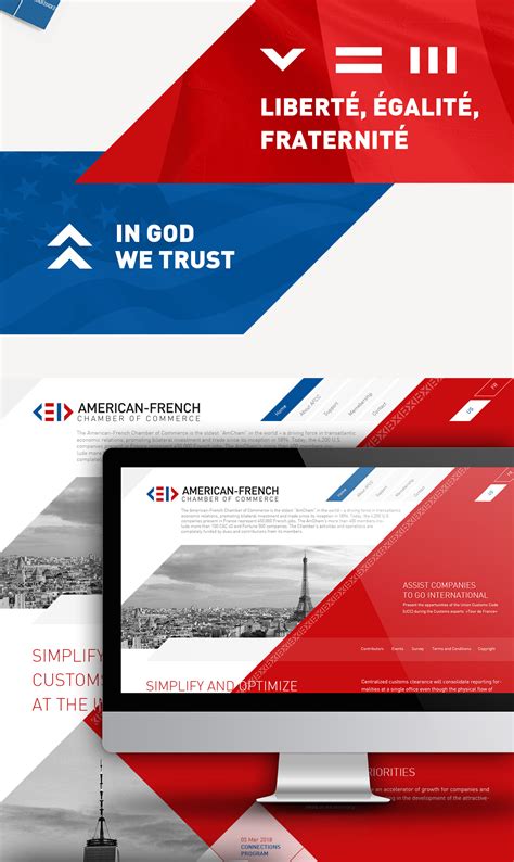 American-French Chamber of Commerce on Behance