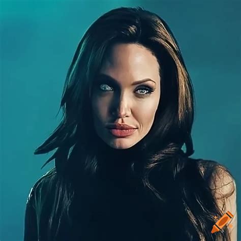 Actress Angelina Jolie In A Movie Scene On Craiyon