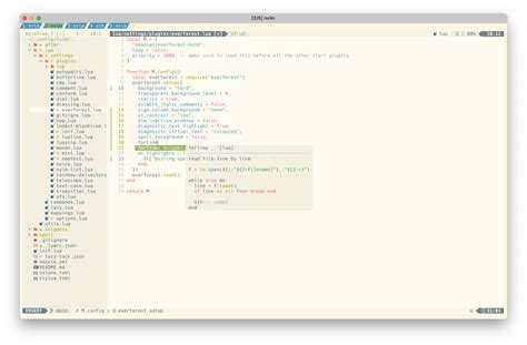 Neanias Everforest Nvim Neovim Plugin Developers Using Everforest