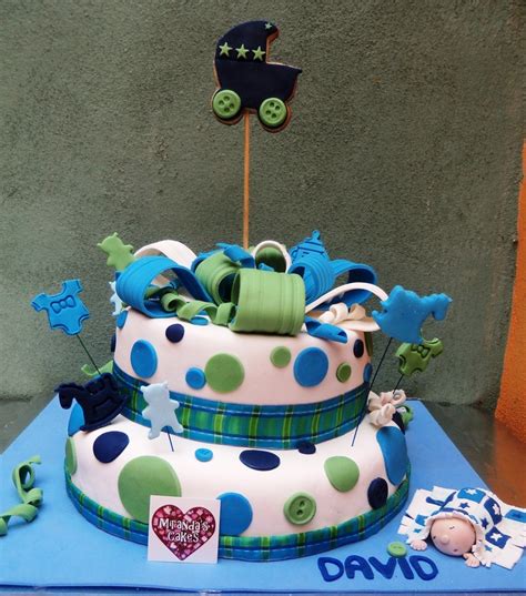 Cute Cake For Boys Baby Shower Pastel Para Baby Shower De Niño